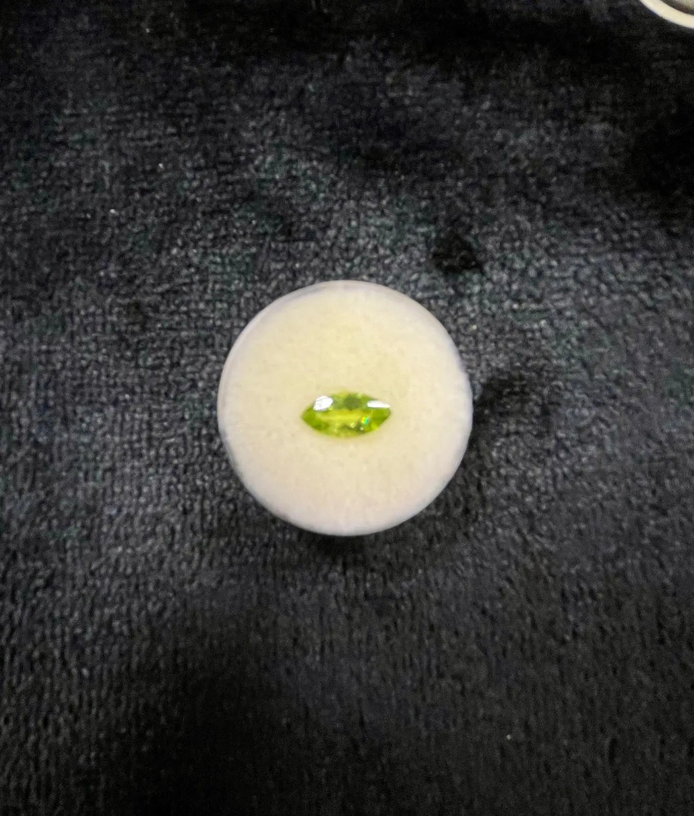 AAA+ Certified Natural 1 Piece Brazilian Lime Green Garnet Marquise Cut Shaped Gemstone, Weight: 1.07 ct, Size 6x9 ABC Jewelries